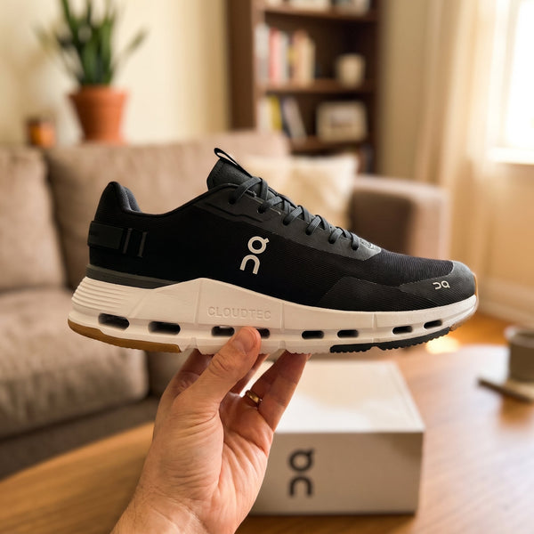 On sneaker in an everyday photo