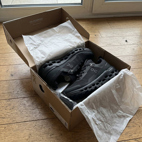 On sneaker in an everyday photo