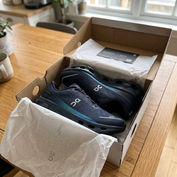 On sneaker in an everyday photo