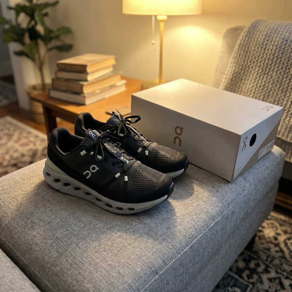 On sneaker in an everyday photo
