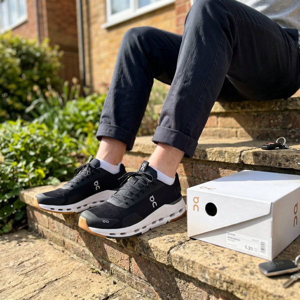 On sneaker in an everyday photo